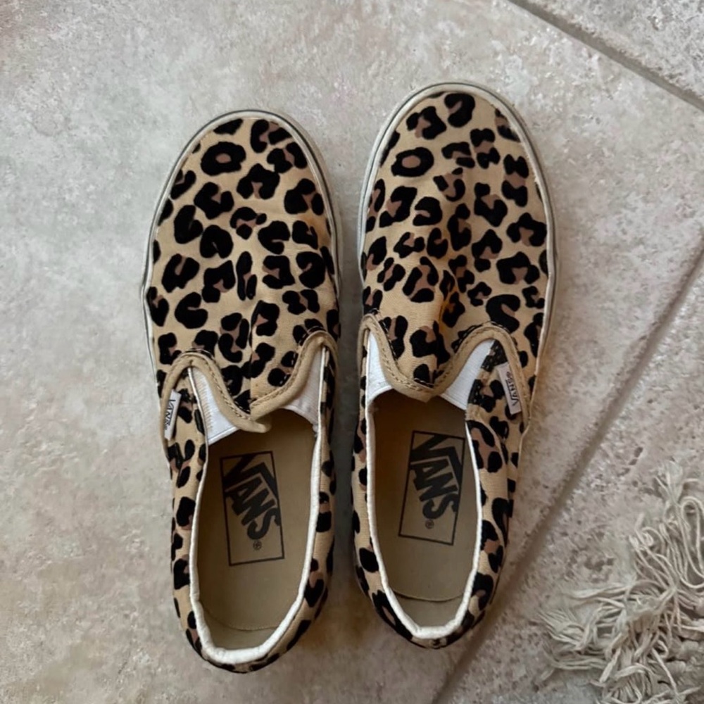 Vans Leopard Slip-On Sneakers